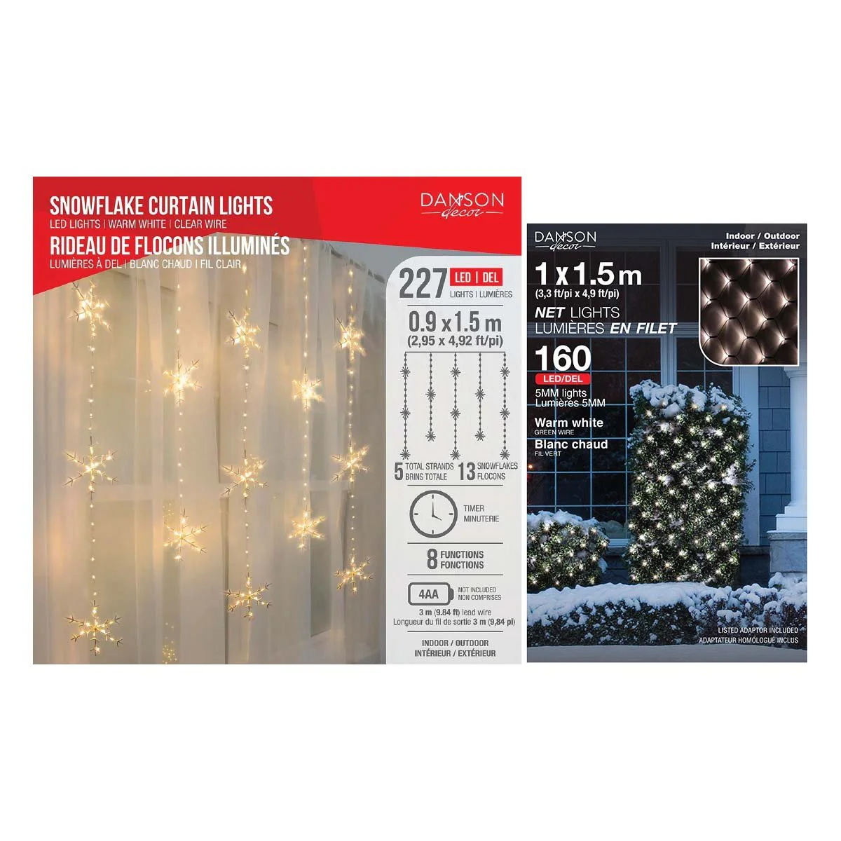 1.0 X 1.5M Net Lights 160 5Mm Led Lights Indoor/Outdoor G