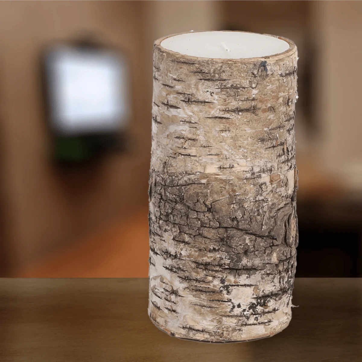 1 Wick Birch Candle Tall - Image 2