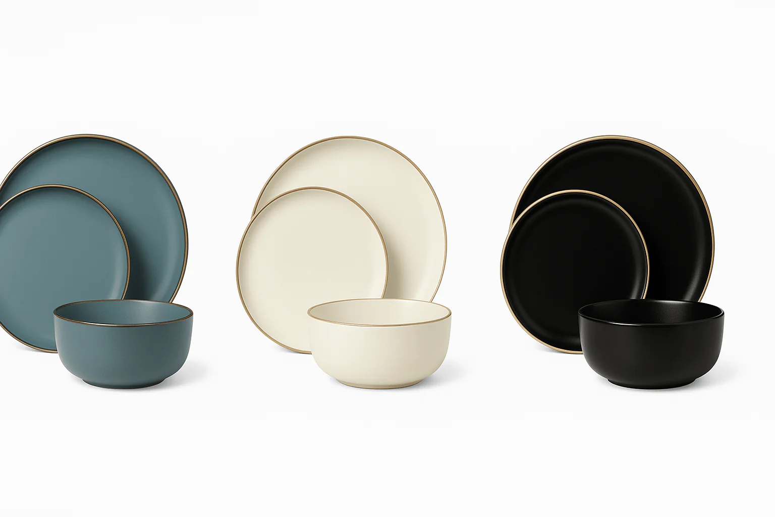 12 Piece Stoneware Dinner sets