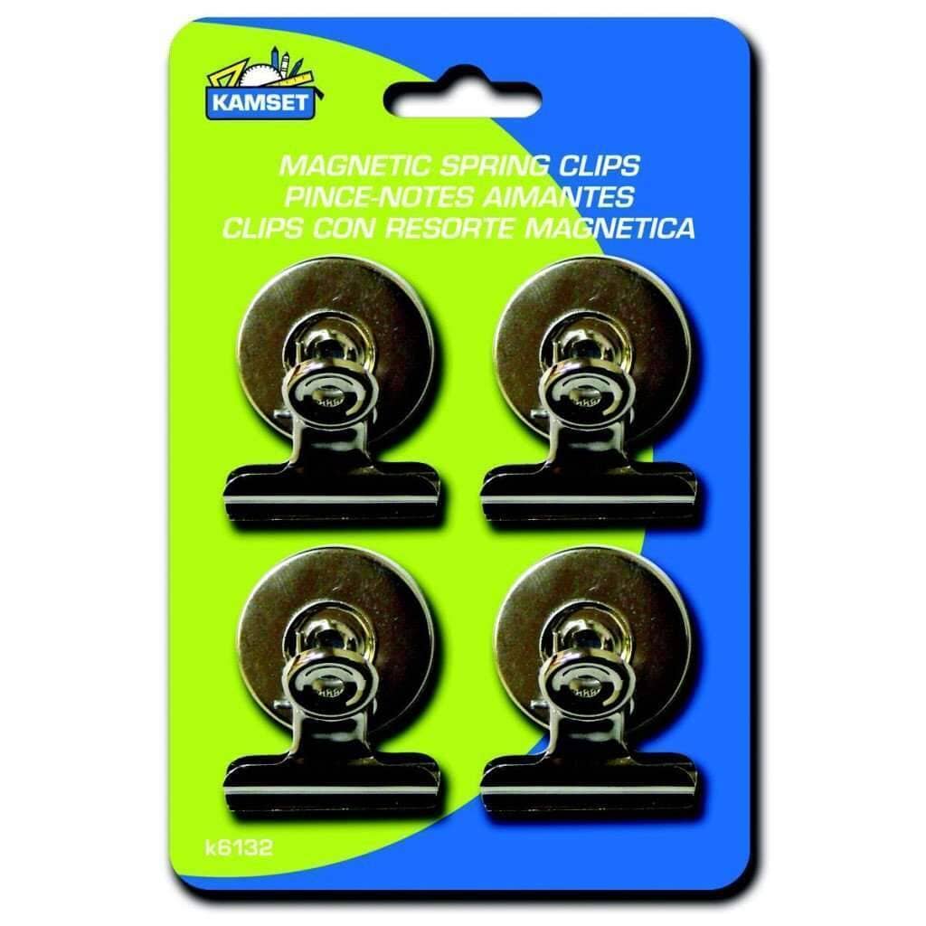 4 Spring Clips - Magnetic