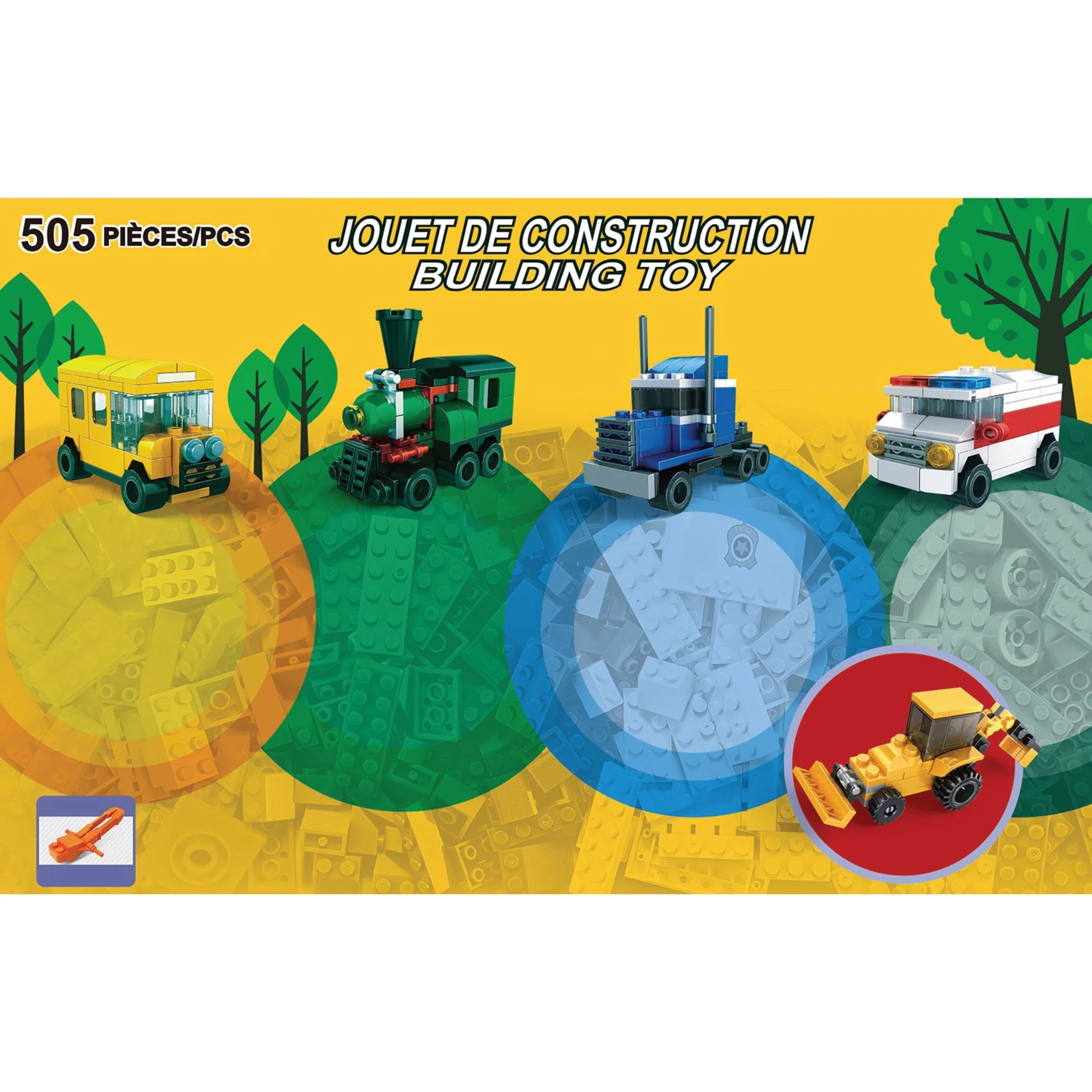 505-Piece Assorted Building Blocks Set - Image 7