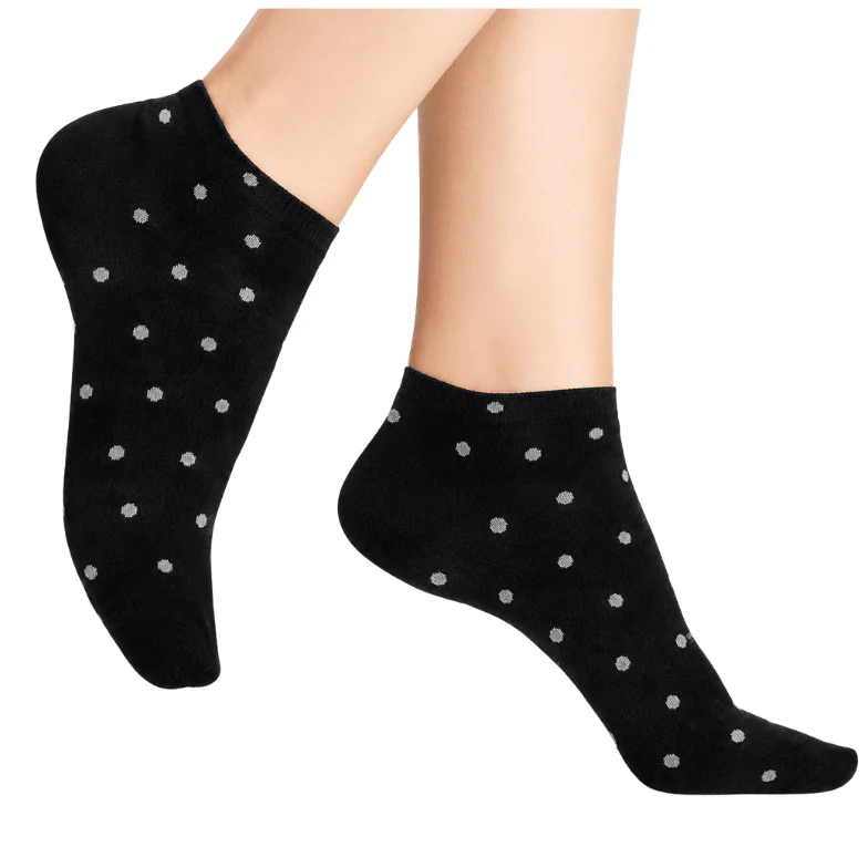 6-Pack Athletic Dot Ankle Socks