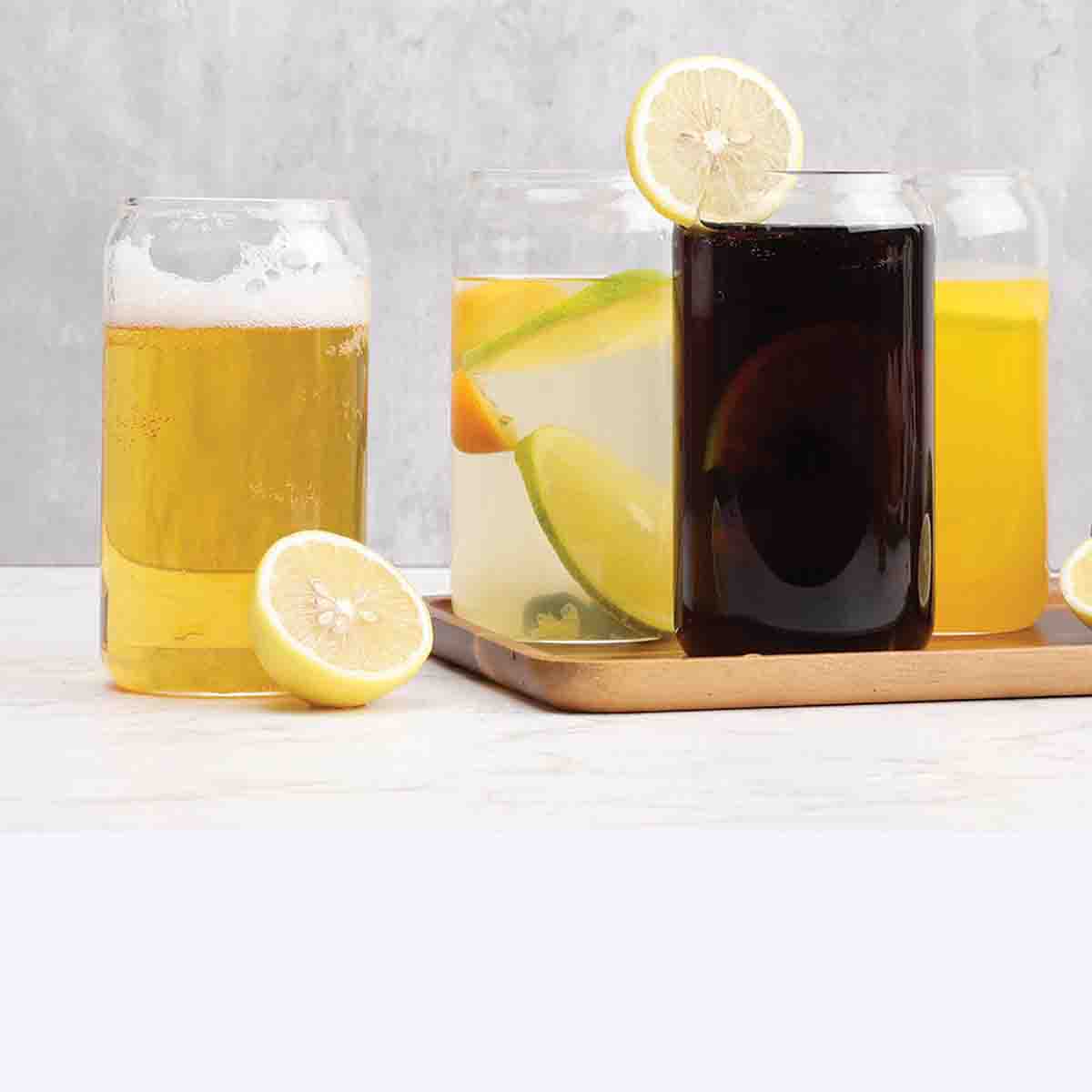 A La Cuisine - Set Of 4 Can Glasses 550ml