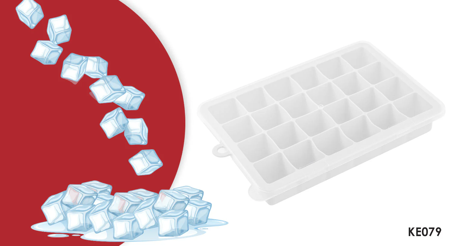 À La Cuisine - Silicone Ice Cube Tray- Small Cube - Image 2