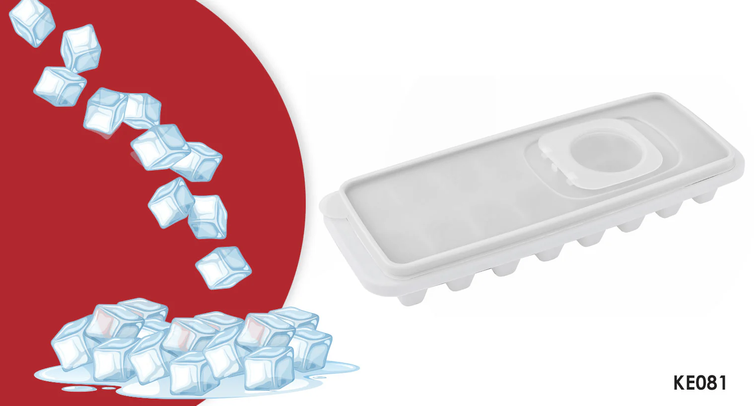 À La Cuisine - Silicone Ice Cube With Cover - Image 2