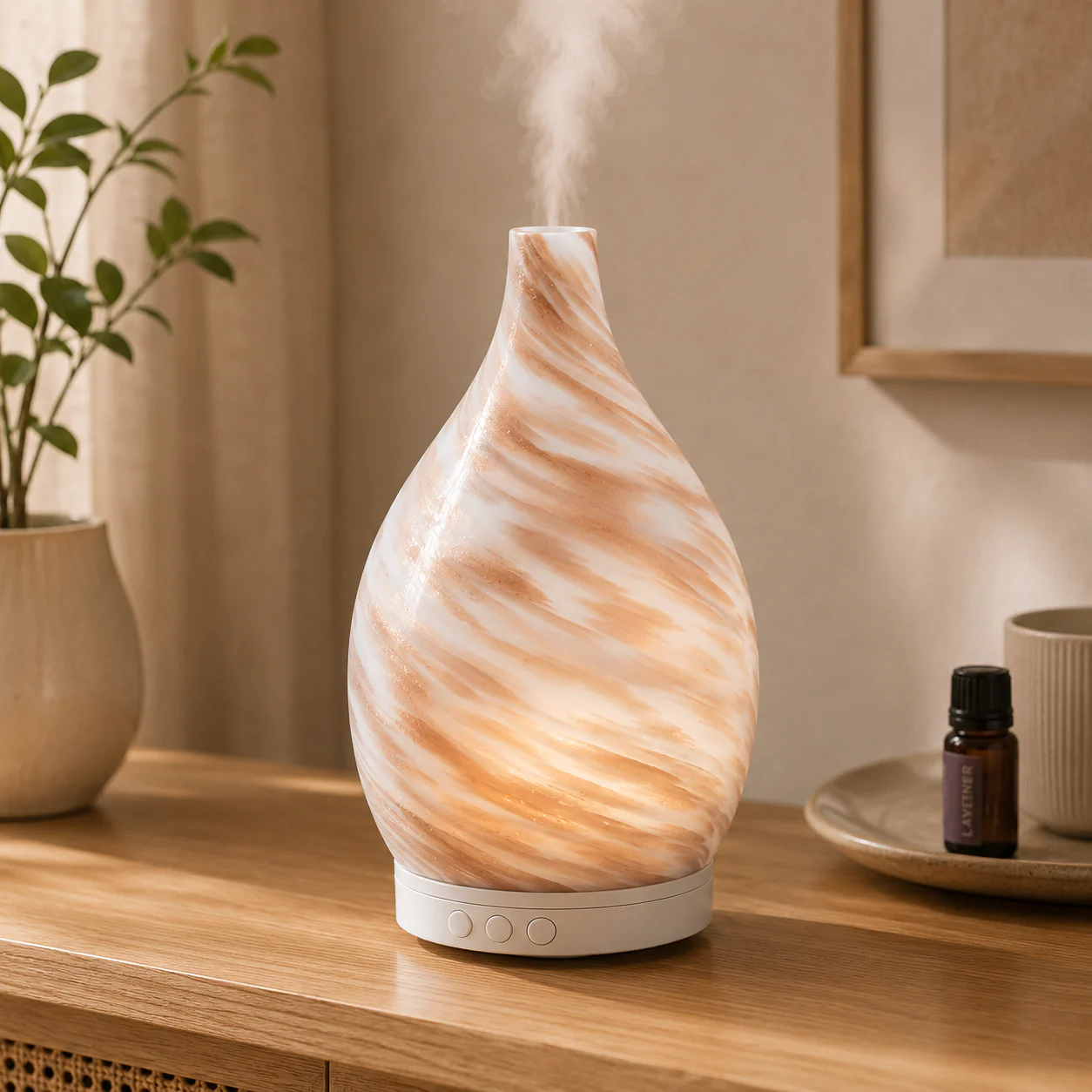 Aroma Diffuser Swirl Glass - Image 2
