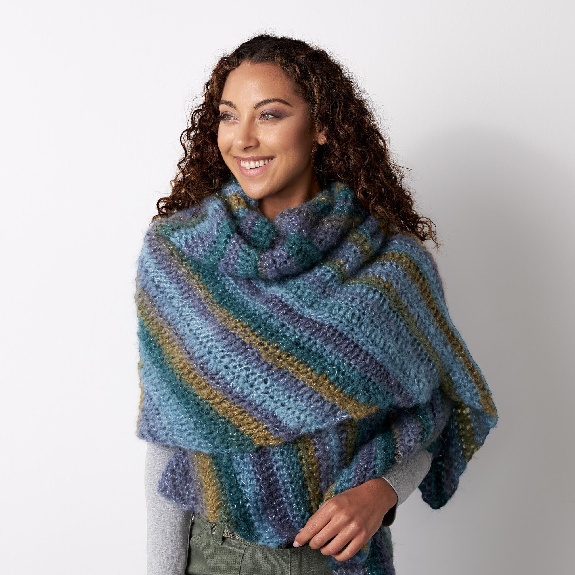 Bernat Handicrafter Cotton Yarn Purple Perk Ombre - Image 3