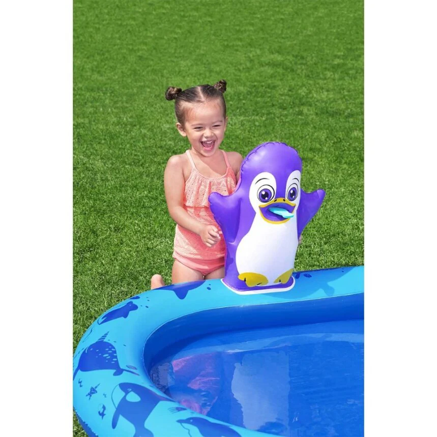 Bestway® Polar Pals™ Kids Inflatable Water Play Center and Pool 1.34 m x 1.31 m x 73 cm - Image 25