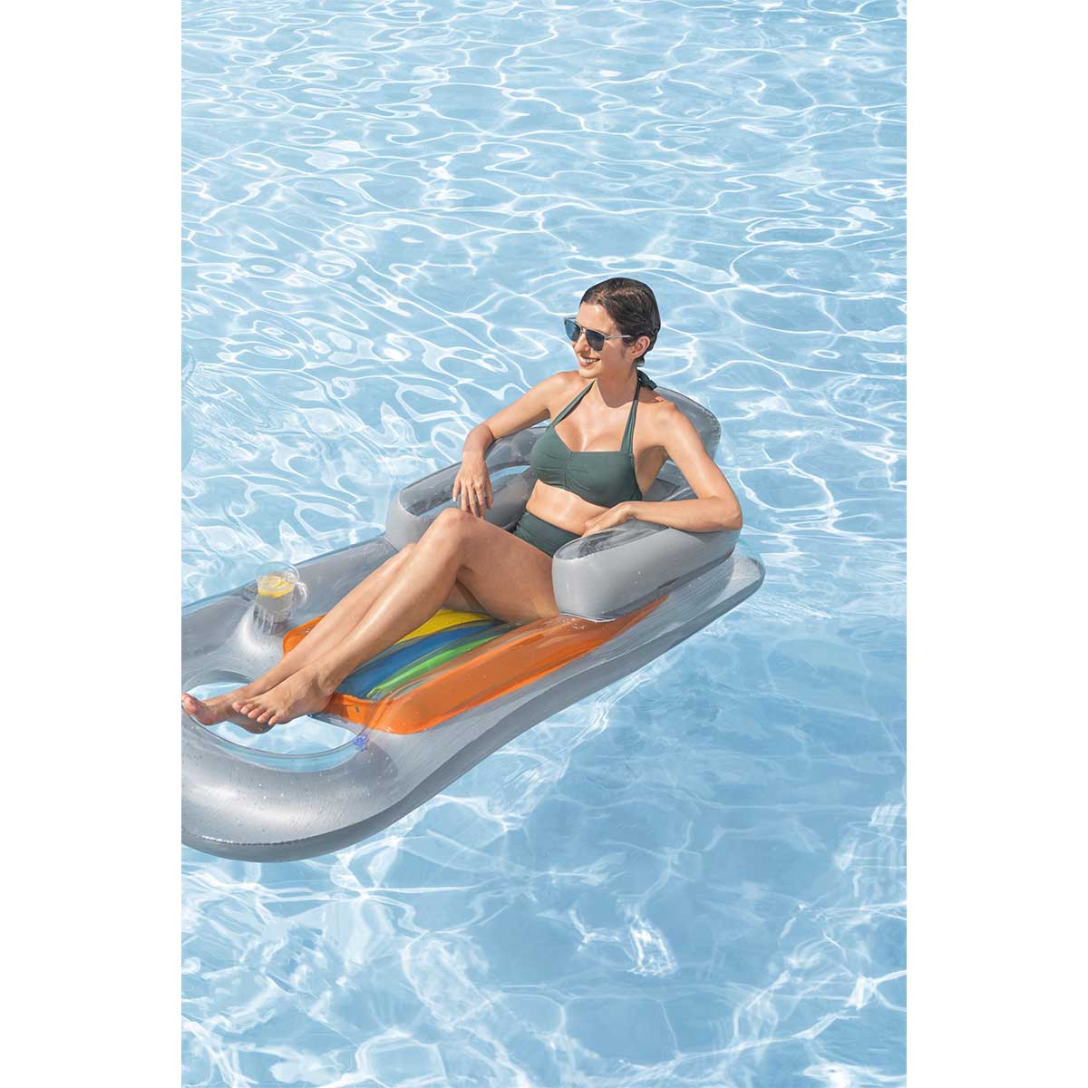 Bestway® Summer Colors™ Inflatable Pool Lounge 1.61 m x 84 cm - Image 7