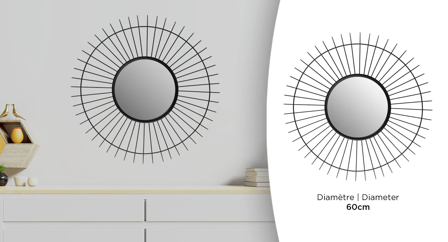 Black Line Mirror - Image 2