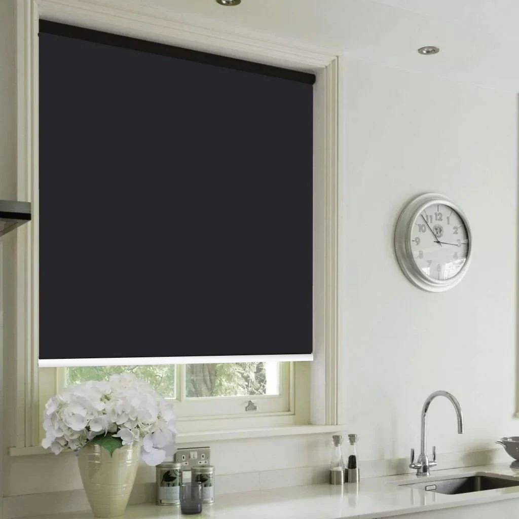 Blackout Roller Shades | Black