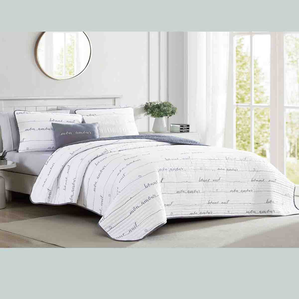 Bonne Nuit 5 PCS Quilt Set - Image 2