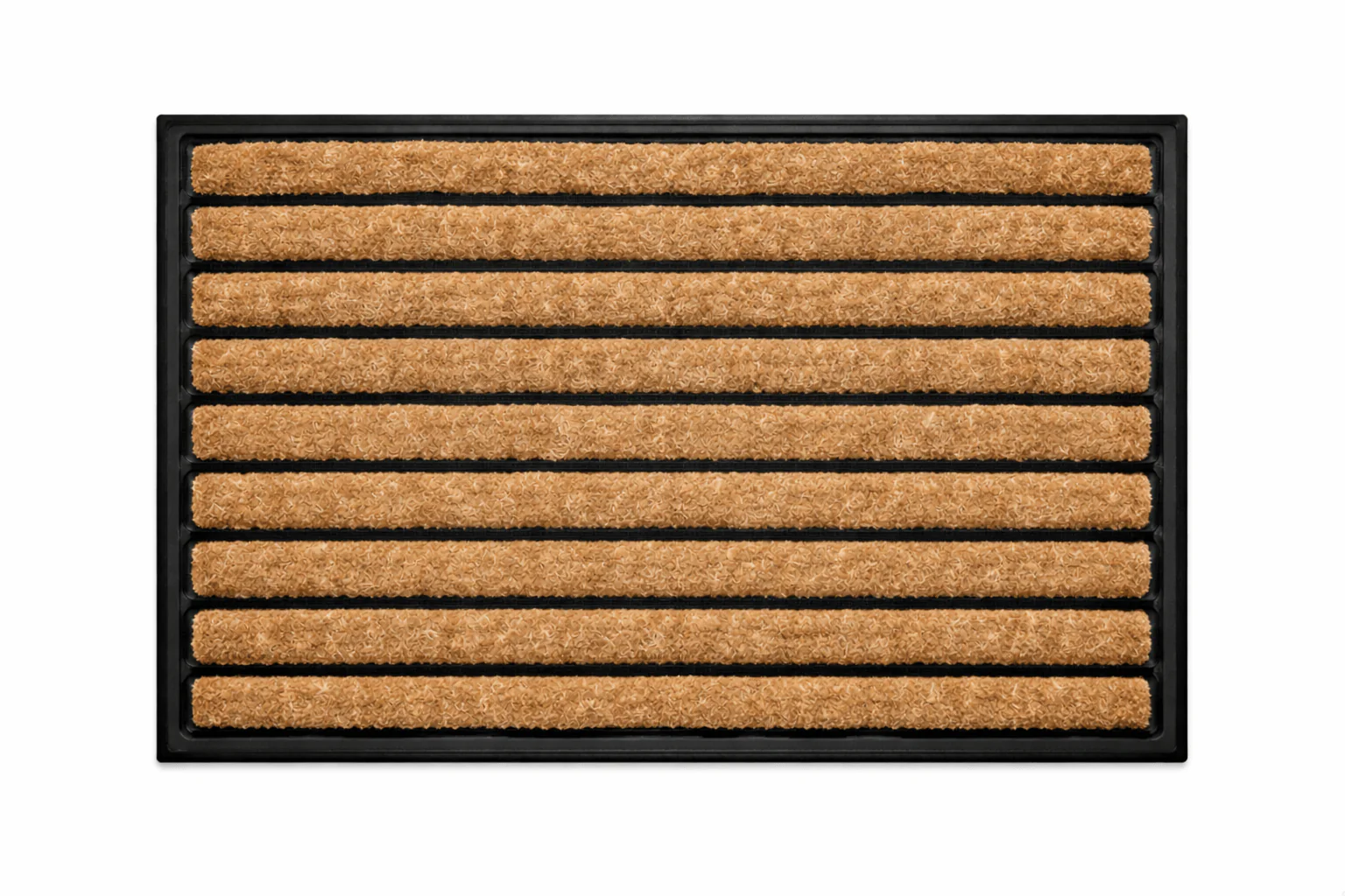 Coir Door Mat with Rubber Backing – Assorted Patterns (45 x 75 cm)
