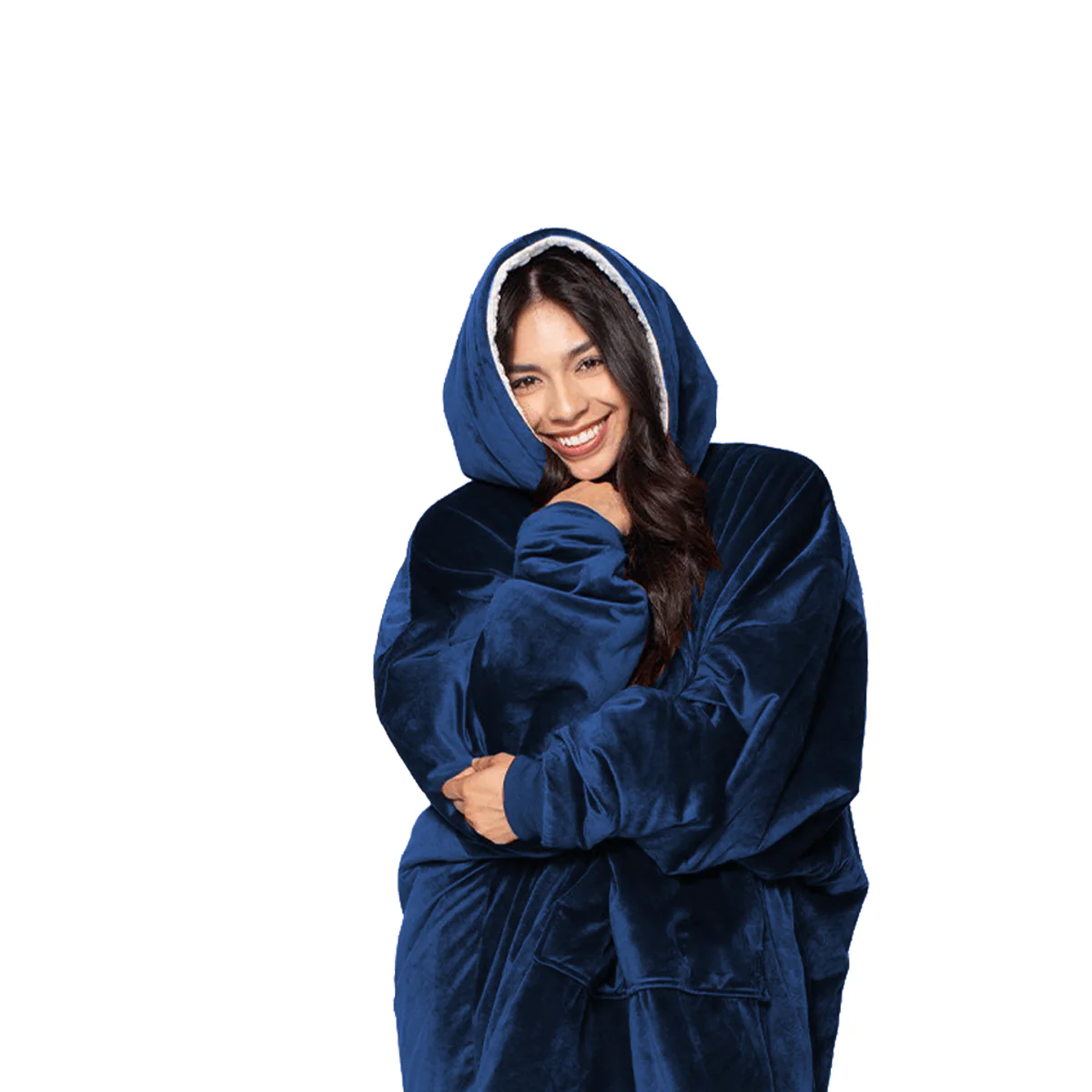 Cozy Velour Hooded Blanket - Image 4