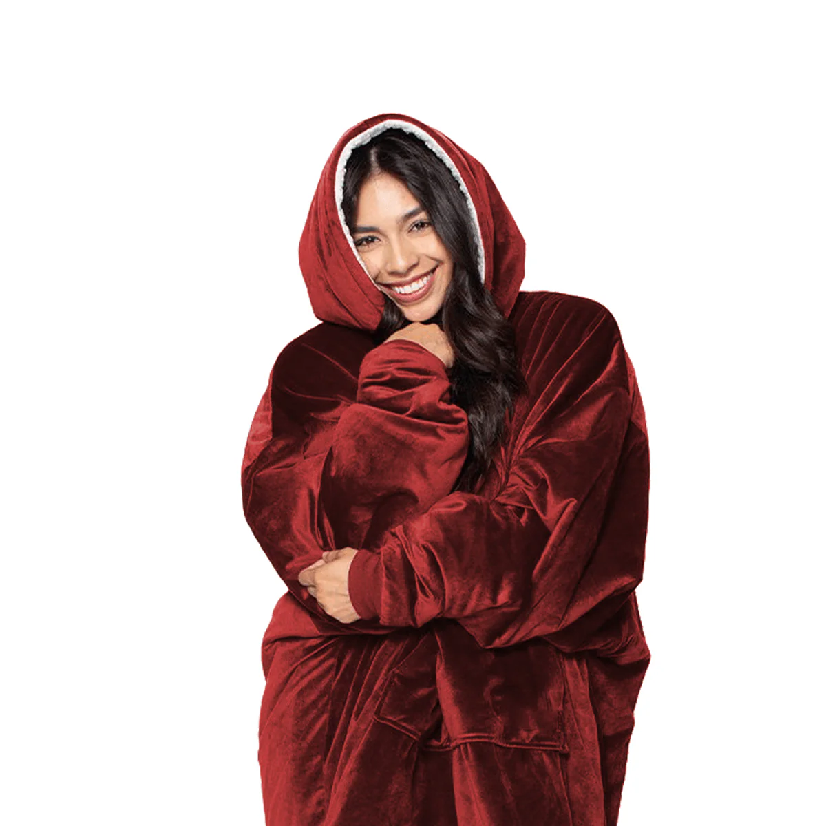 Cozy Velour Hooded Blanket - Image 8