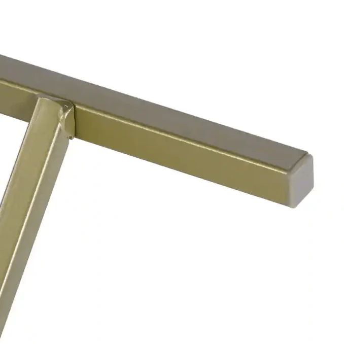 Demaio | 3-Piece Golden Oval Glass Coffee Table - Image 6