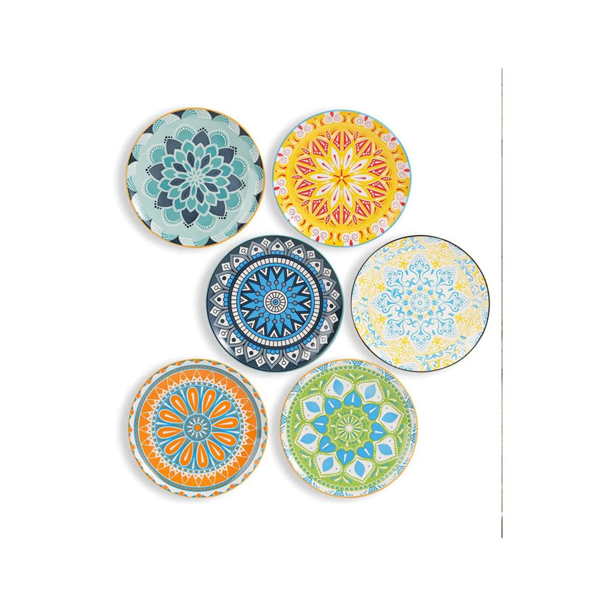 Dessert Plate 8.25in Ceramic Printed - Image 2