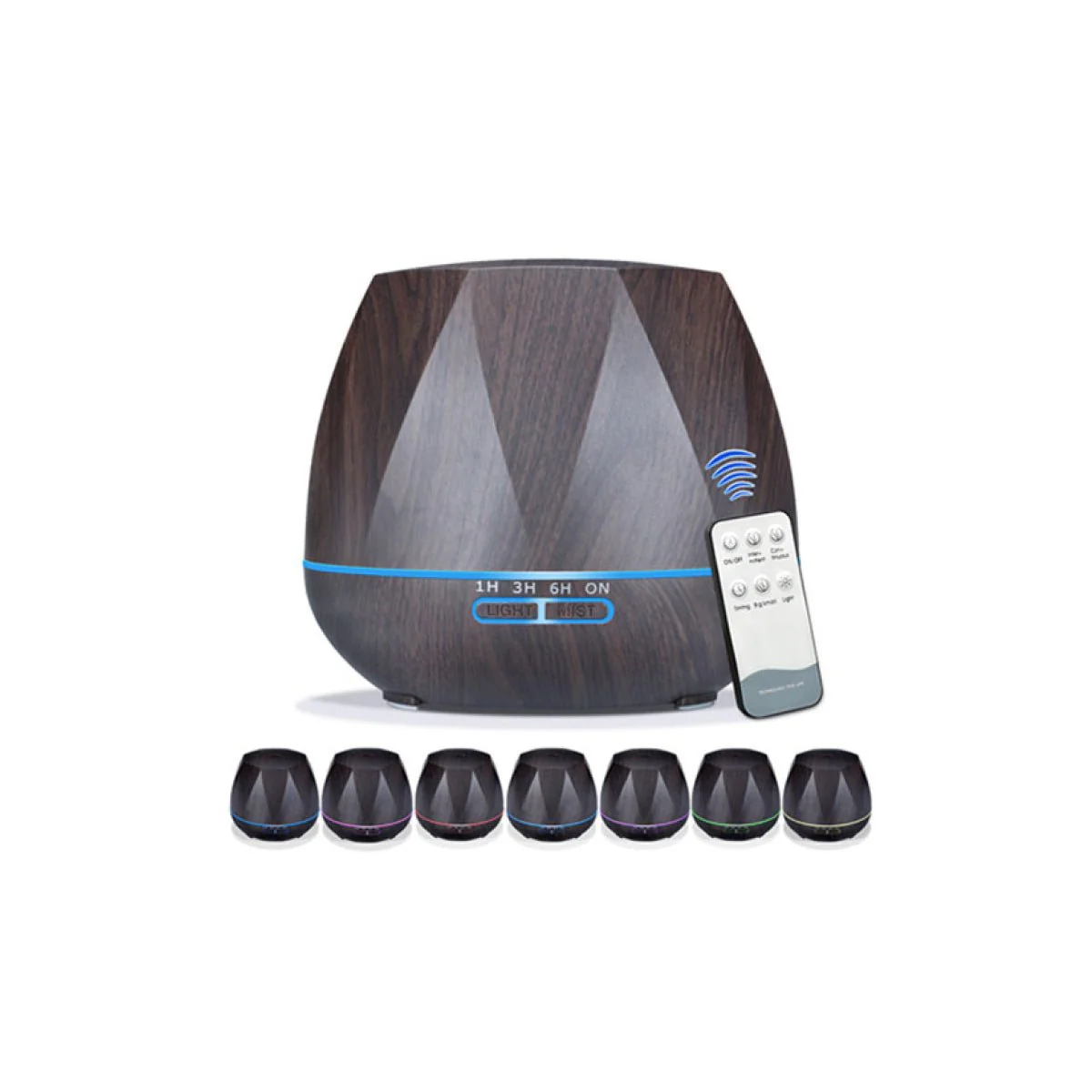 Diffuser Led Dark Wood Shaped 500ml - Image 2