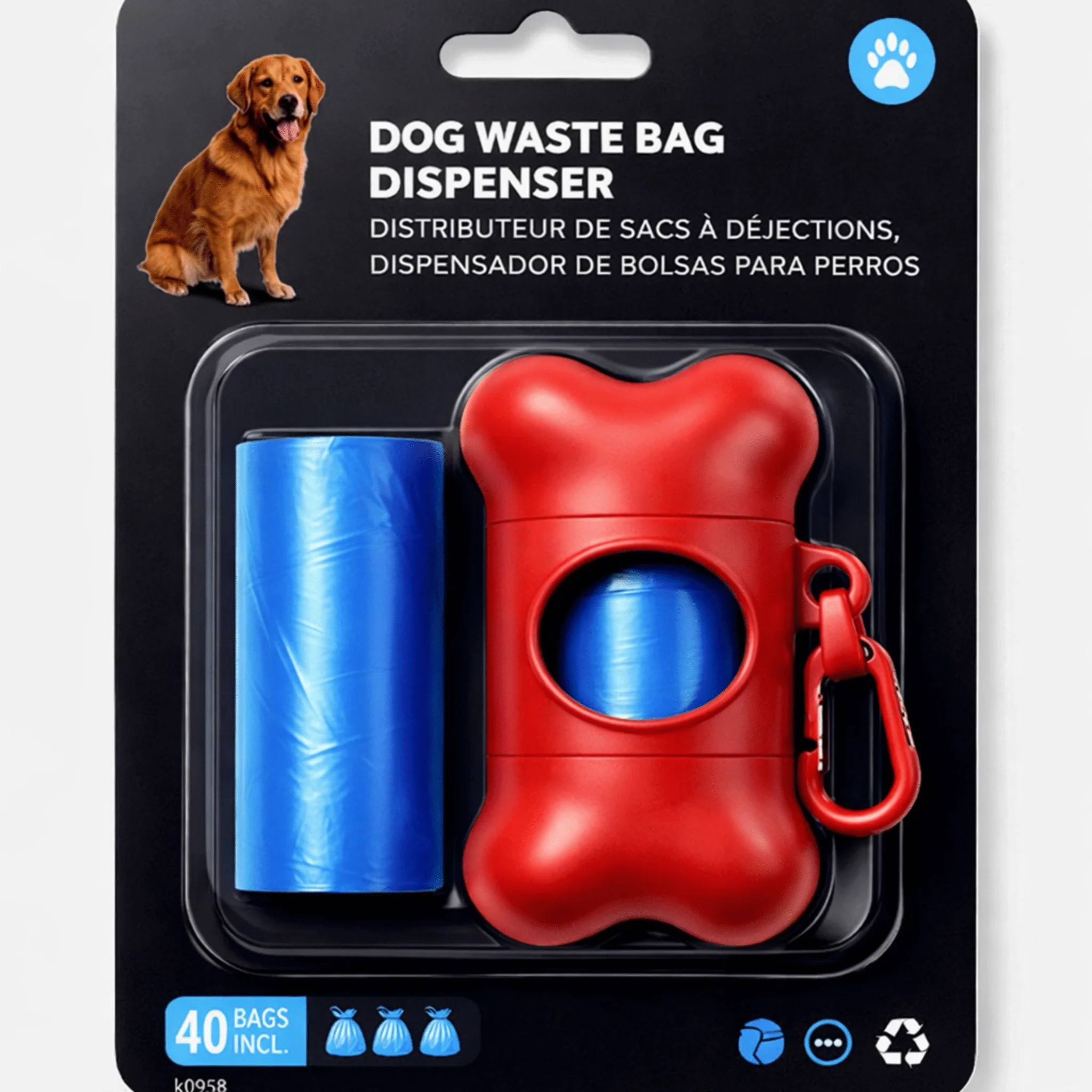 Dog Clean Up Bag Dispenser 30ct