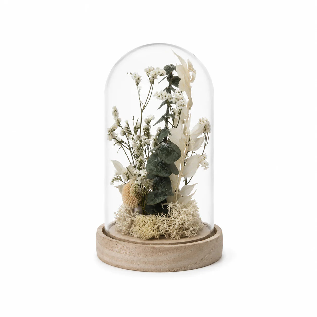 Dried Flowers In Cloche-Lauren Taylor