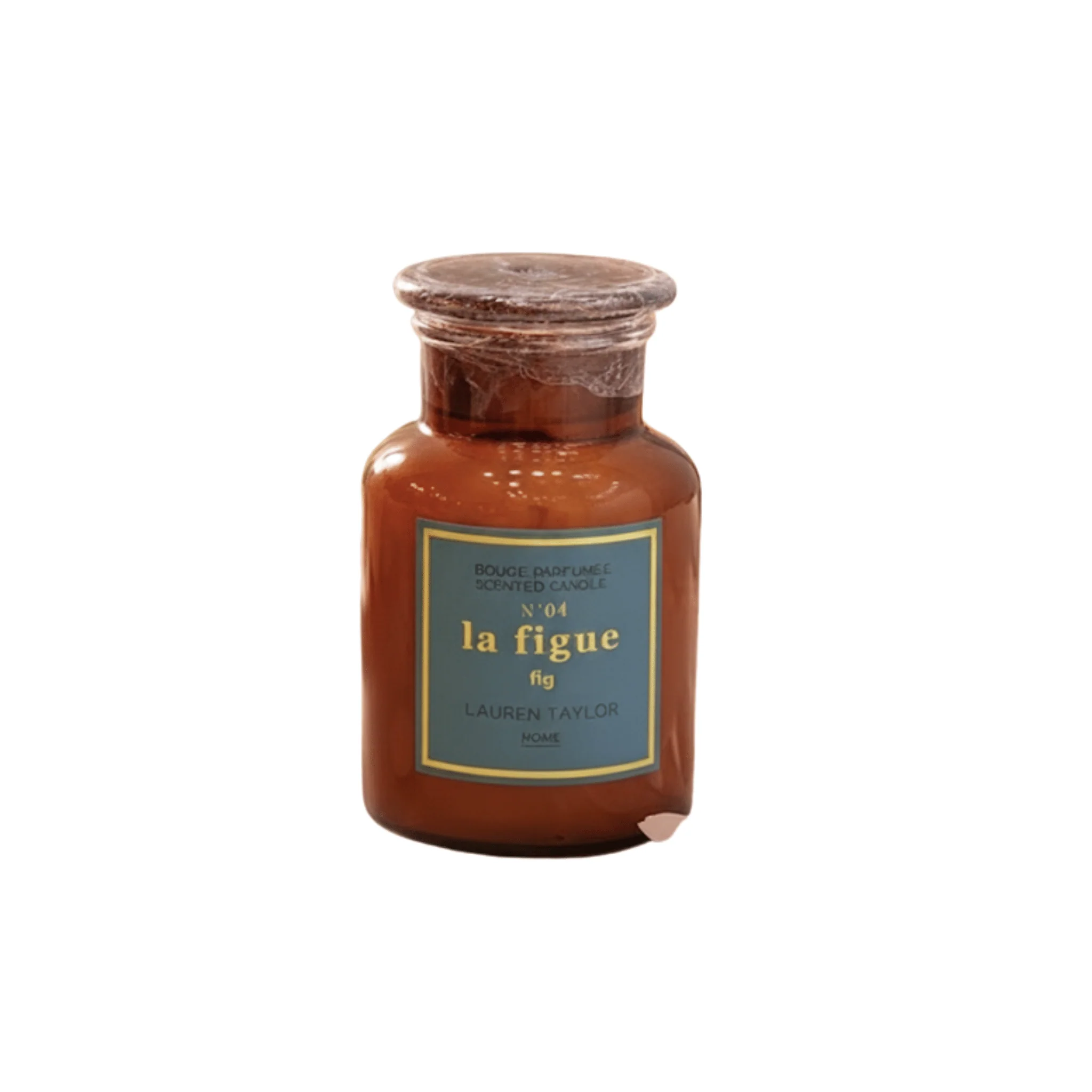 Fig Scented Candle – Decorative Glass Bottle
