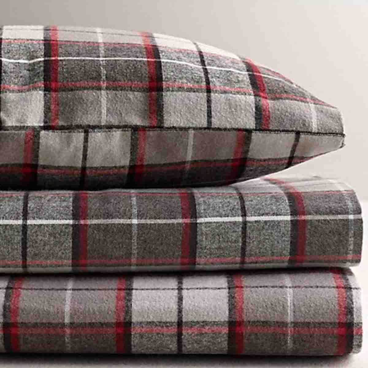 Flannel  Fitted Sheet Printed