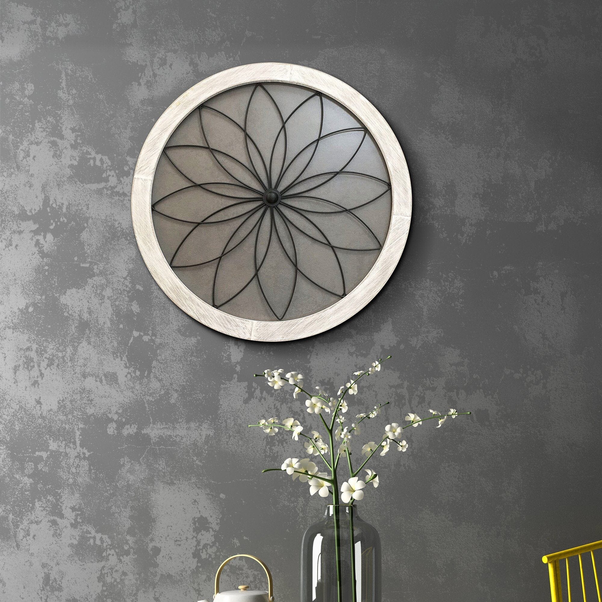 Floral Metal Wall Decor - Image 3