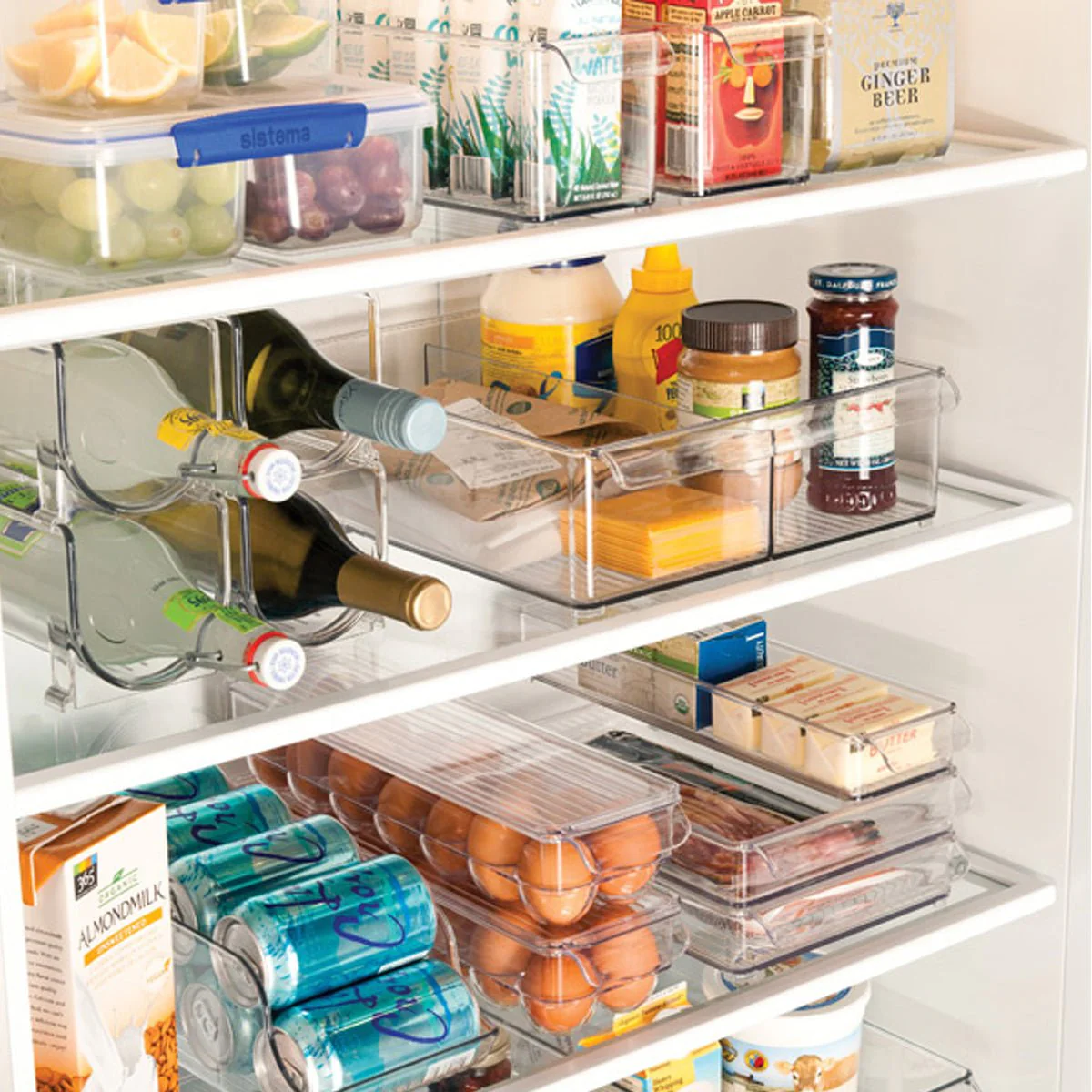 Fridge Organizer Bin | 37 x 21.5 x 10 cm - Image 2