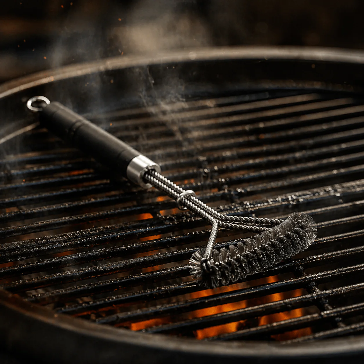 Grill Cleaning Brush – Wire Roller