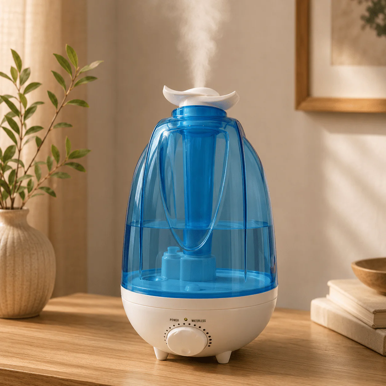 Humidifier 4L manual blue and white-TBD