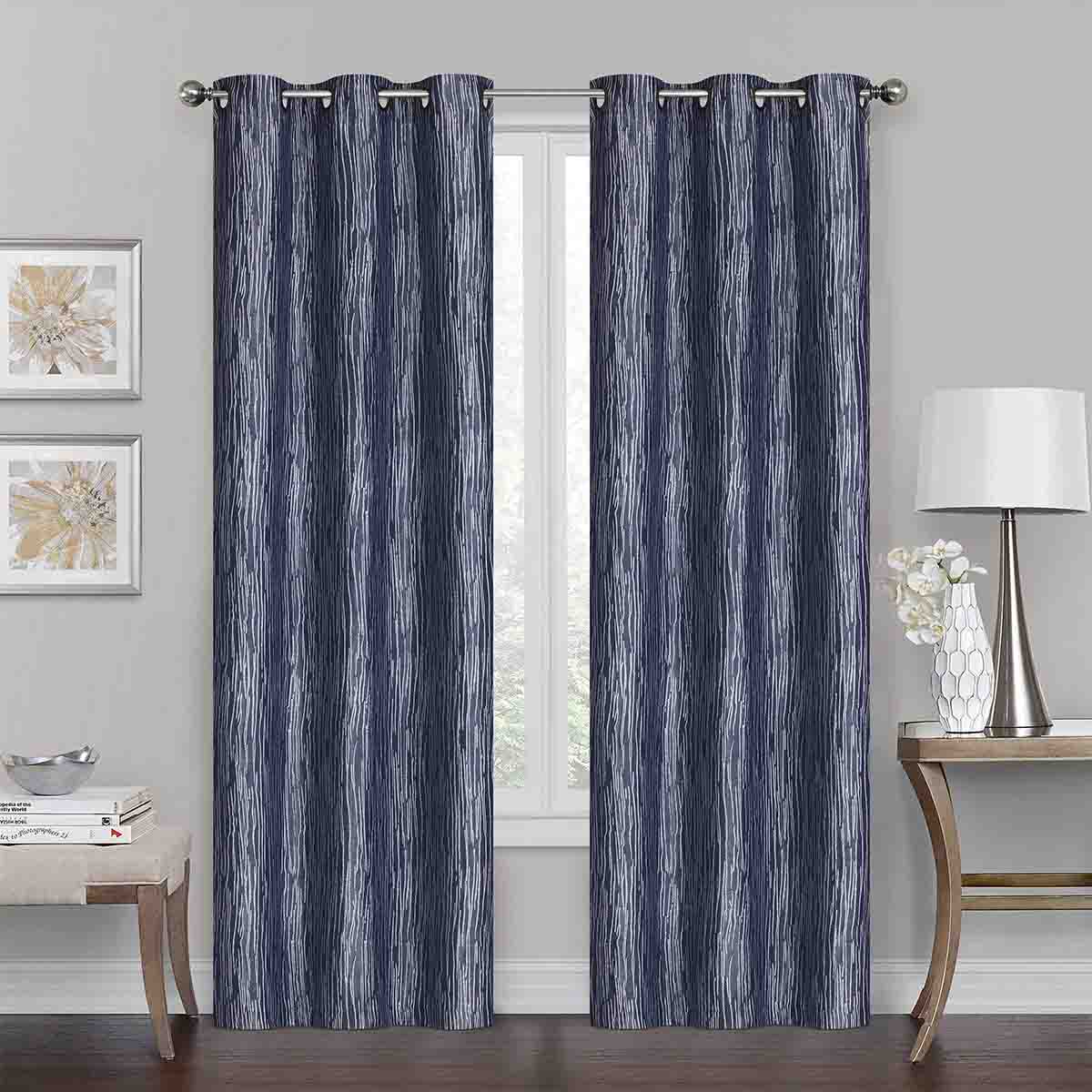 JOLIETTE Set of 2 Jacquard Grommet Panels - Image 2