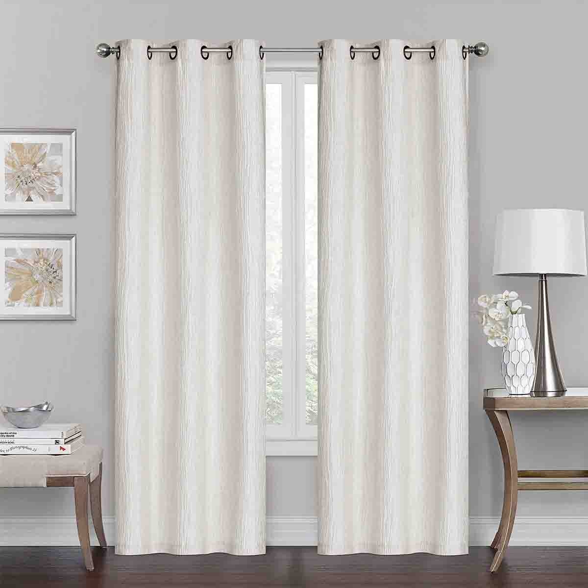 JOLIETTE Set of 2 Jacquard Grommet Panels - Image 7