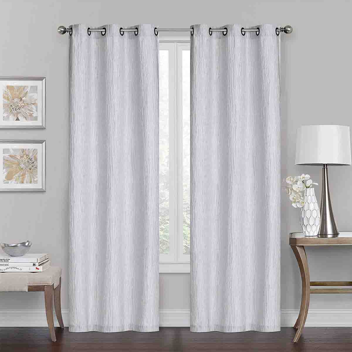 JOLIETTE Set of 2 Jacquard Grommet Panels - Image 8