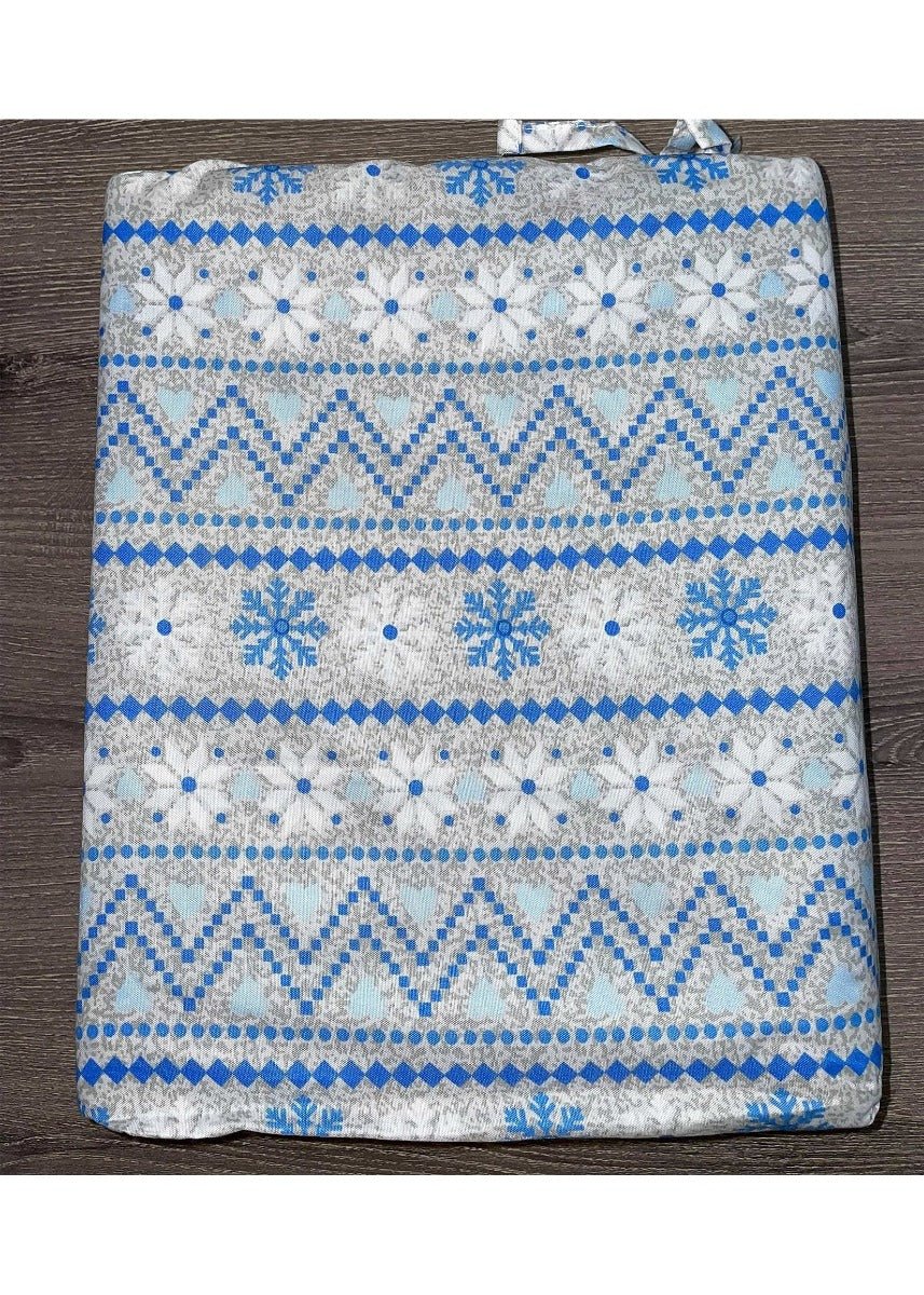 KATRINA blue fair isle Duvet Cover Set - Image 2