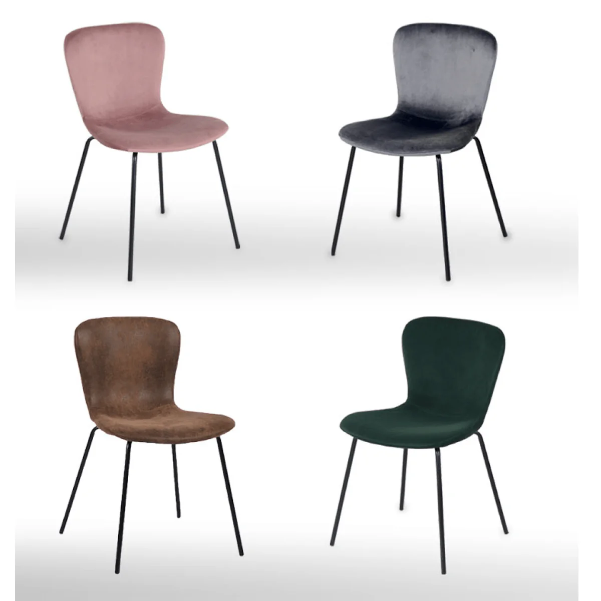Koziello | PU Velvet Dining Chair