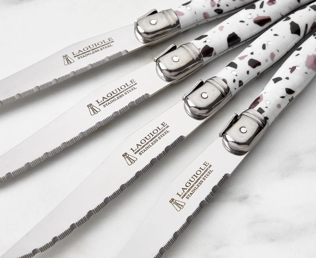 Laguiole Steak Knives – Set of 4 (Terrazzo) - Image 3
