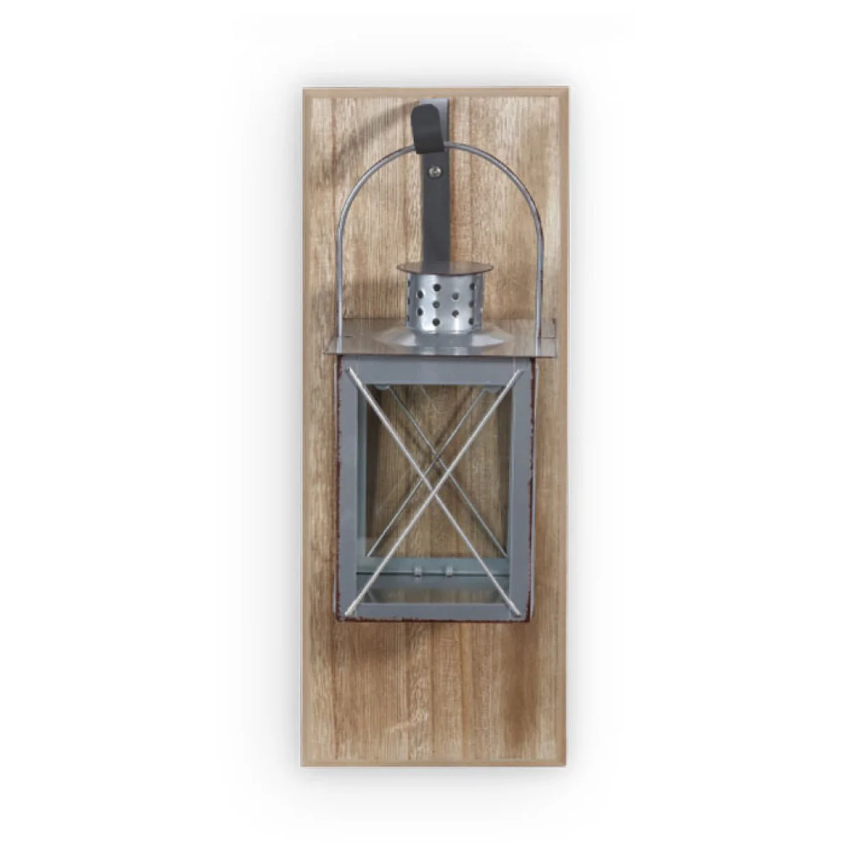 Lantern Wall Silver 36x15x18 - Image 2