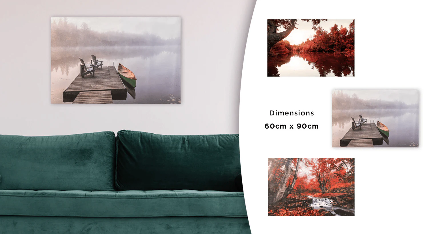Lauren Taylor - Autumn Scene Water Printed Canvas - Image 2