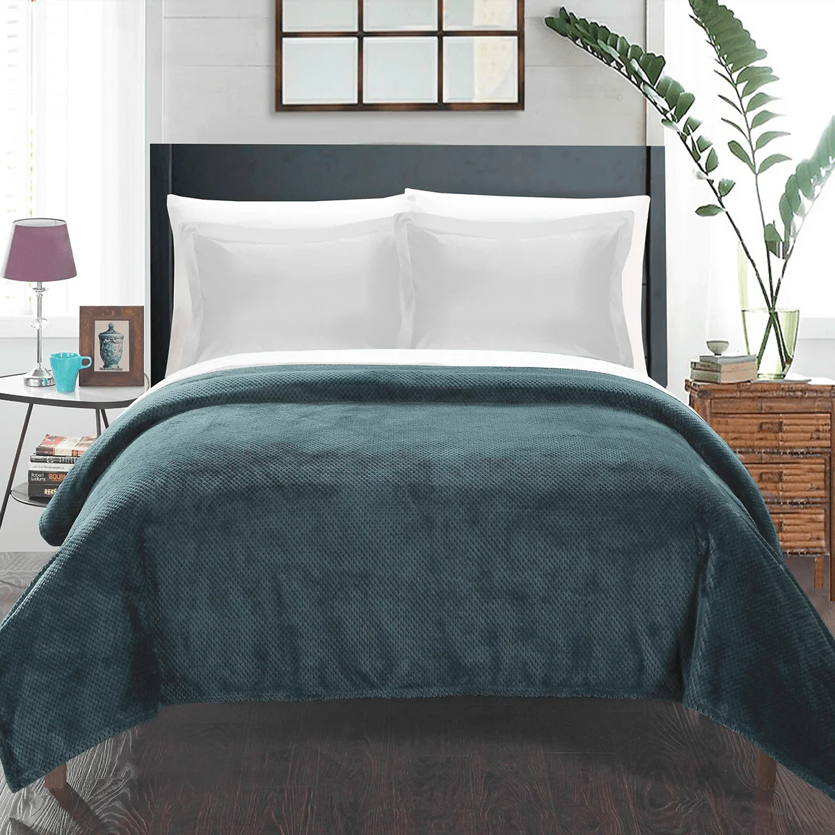 Lauren Taylor-ELENA Texture Fleece Blanket