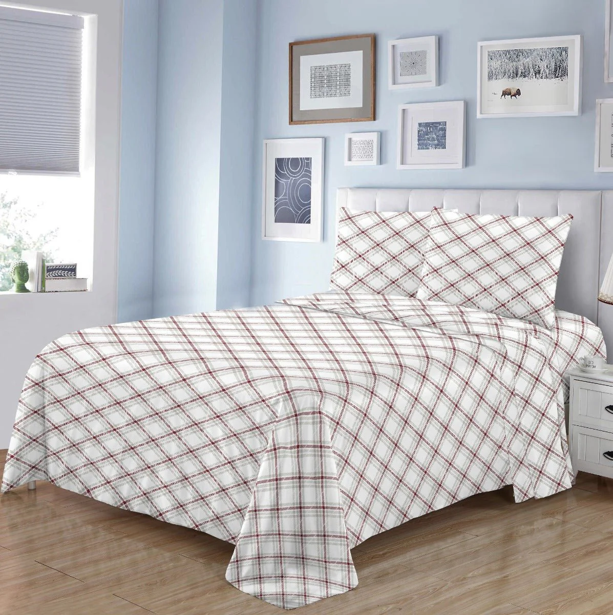 Lauren Taylor Satin Printed Sheet Set