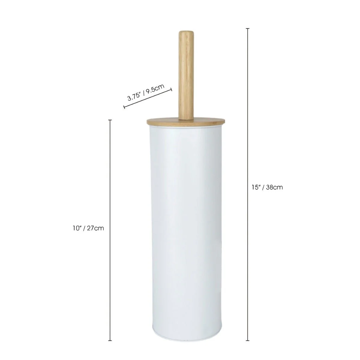 LE SPA - Toilet Cleaner Metal With Bamboo Lid - Image 7