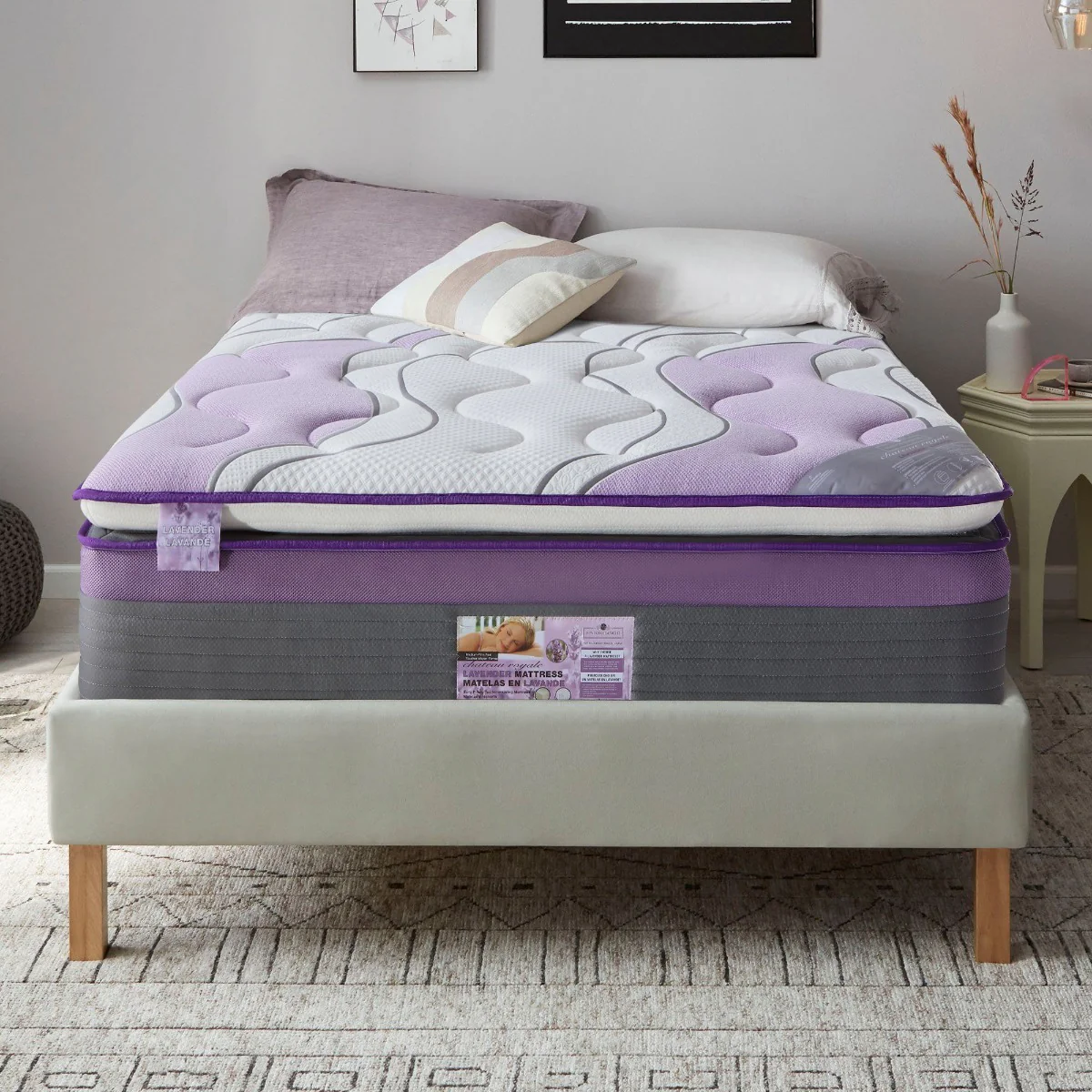 Maison Blanche | Chateau Royal - Lavender Scent Rolled Mattress - Image 4