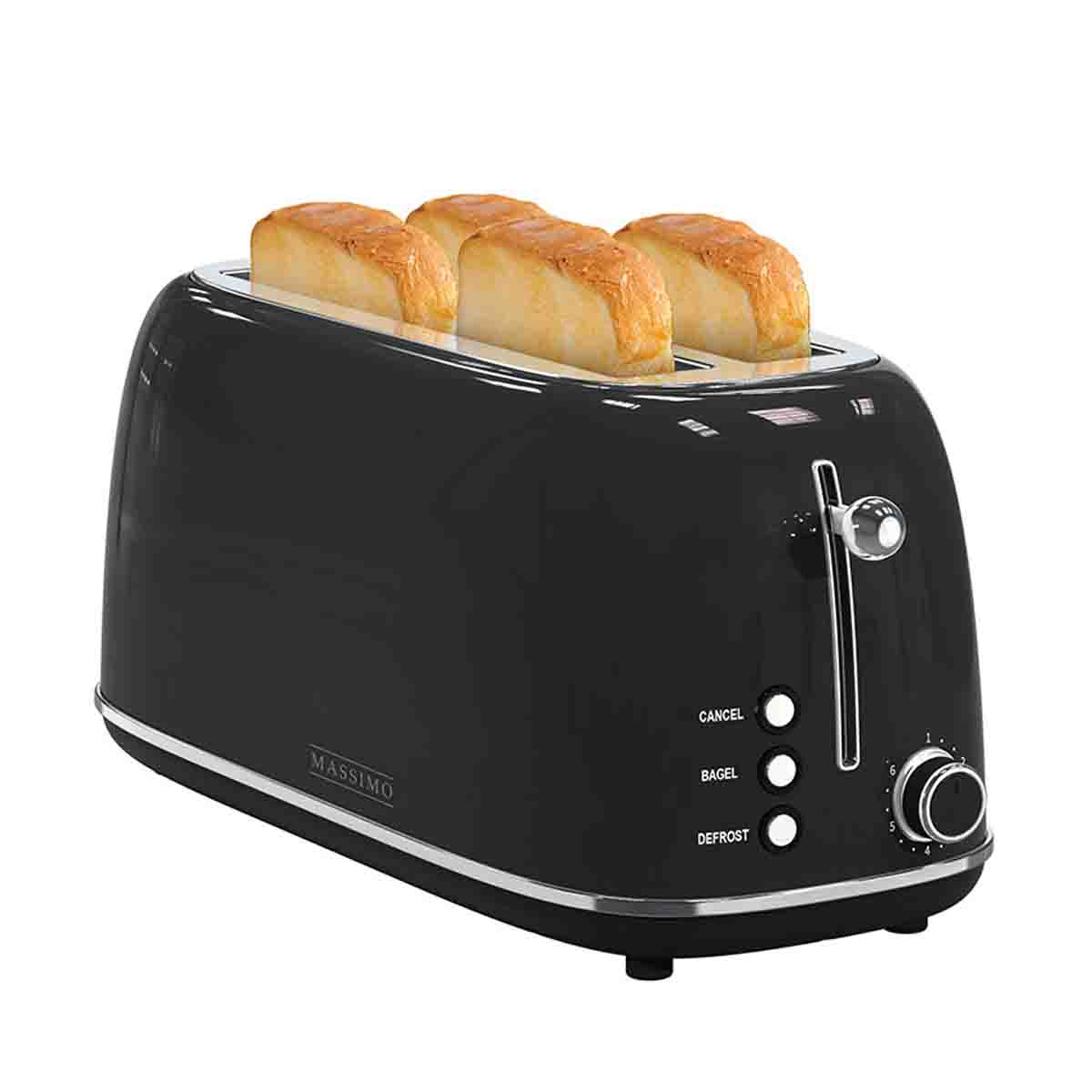 Massimo -4 Slice Vintage Toaster - Image 3
