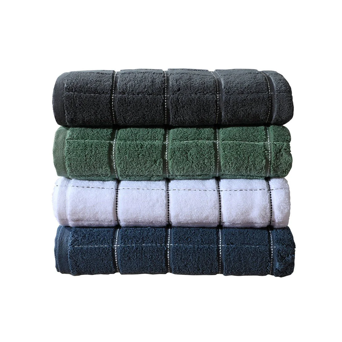 Midnight Check Towels - Image 2