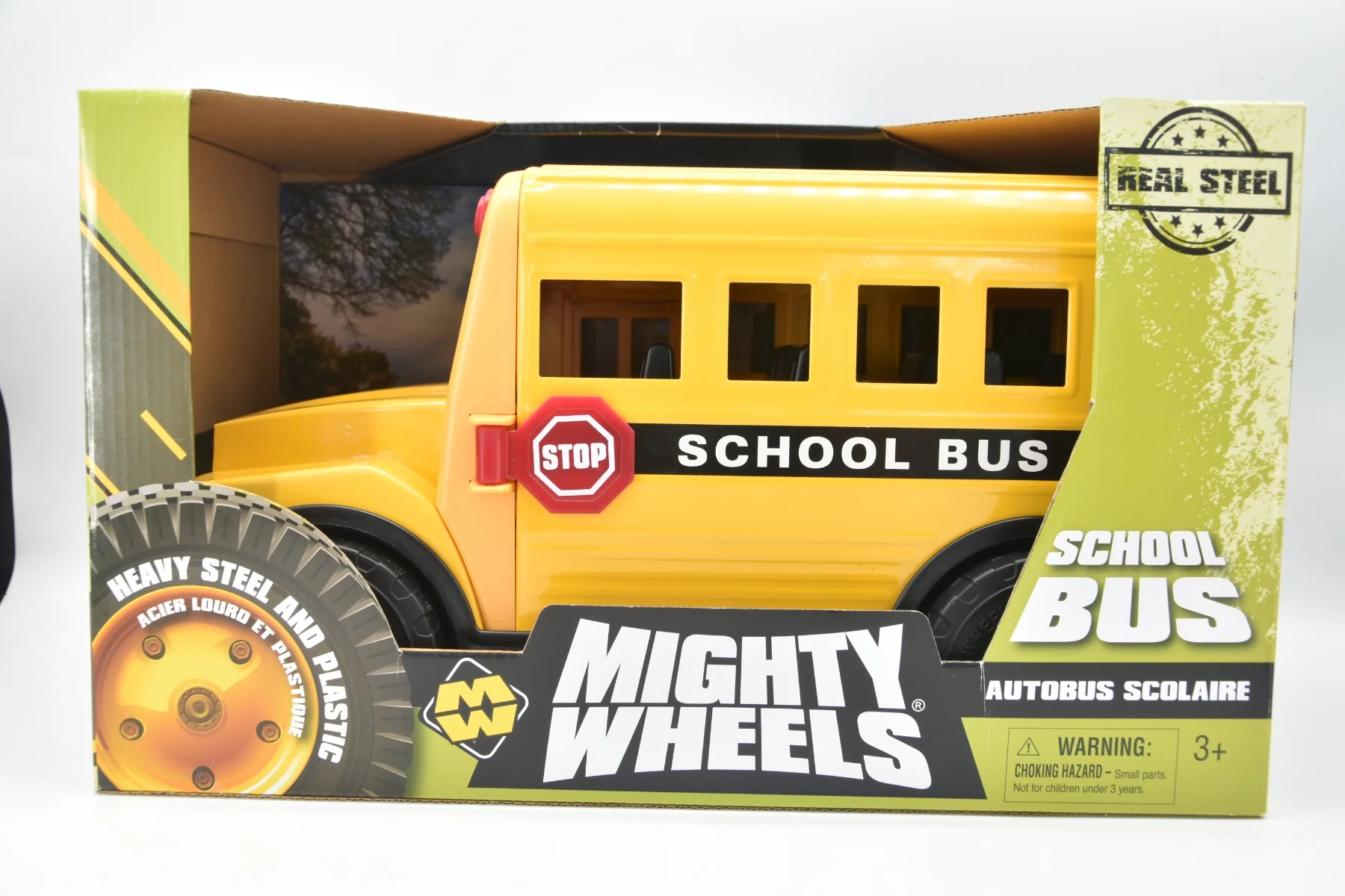 Mighty Wheels 16in School Bus Metal - Image 4