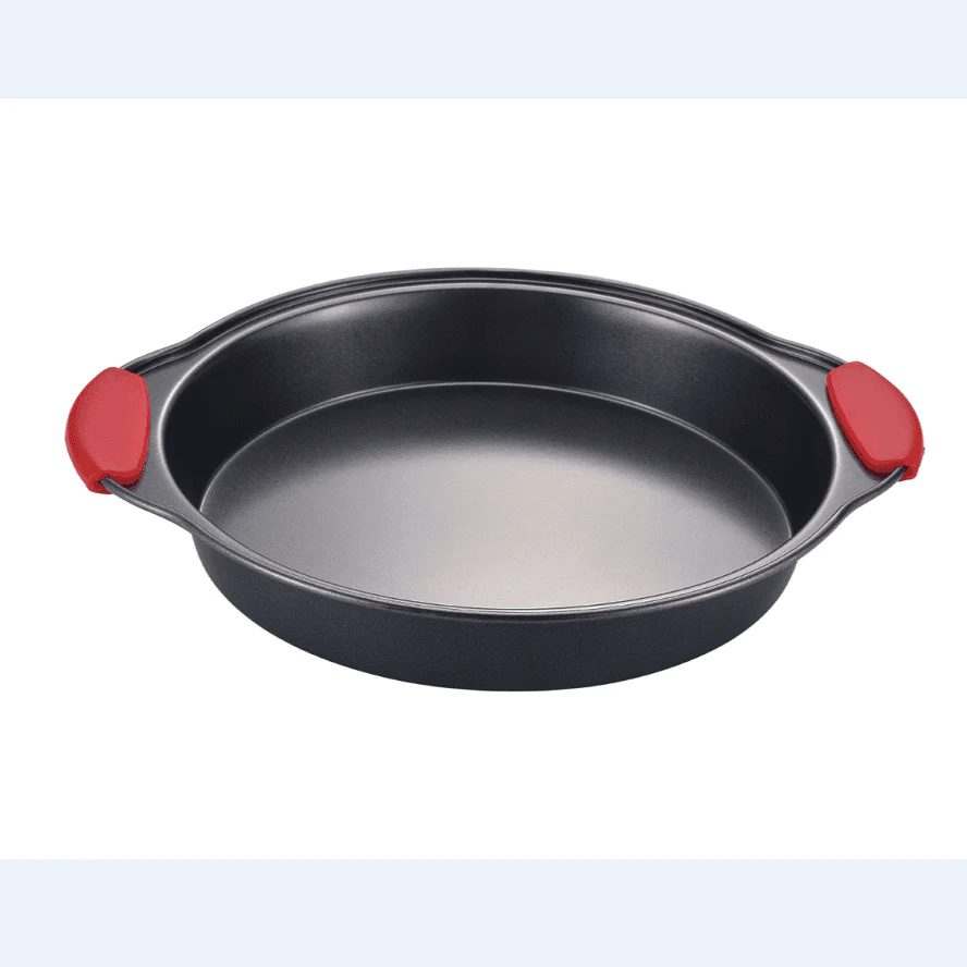 Non Stick Round Cake Pan 25cm with Silicone Handles