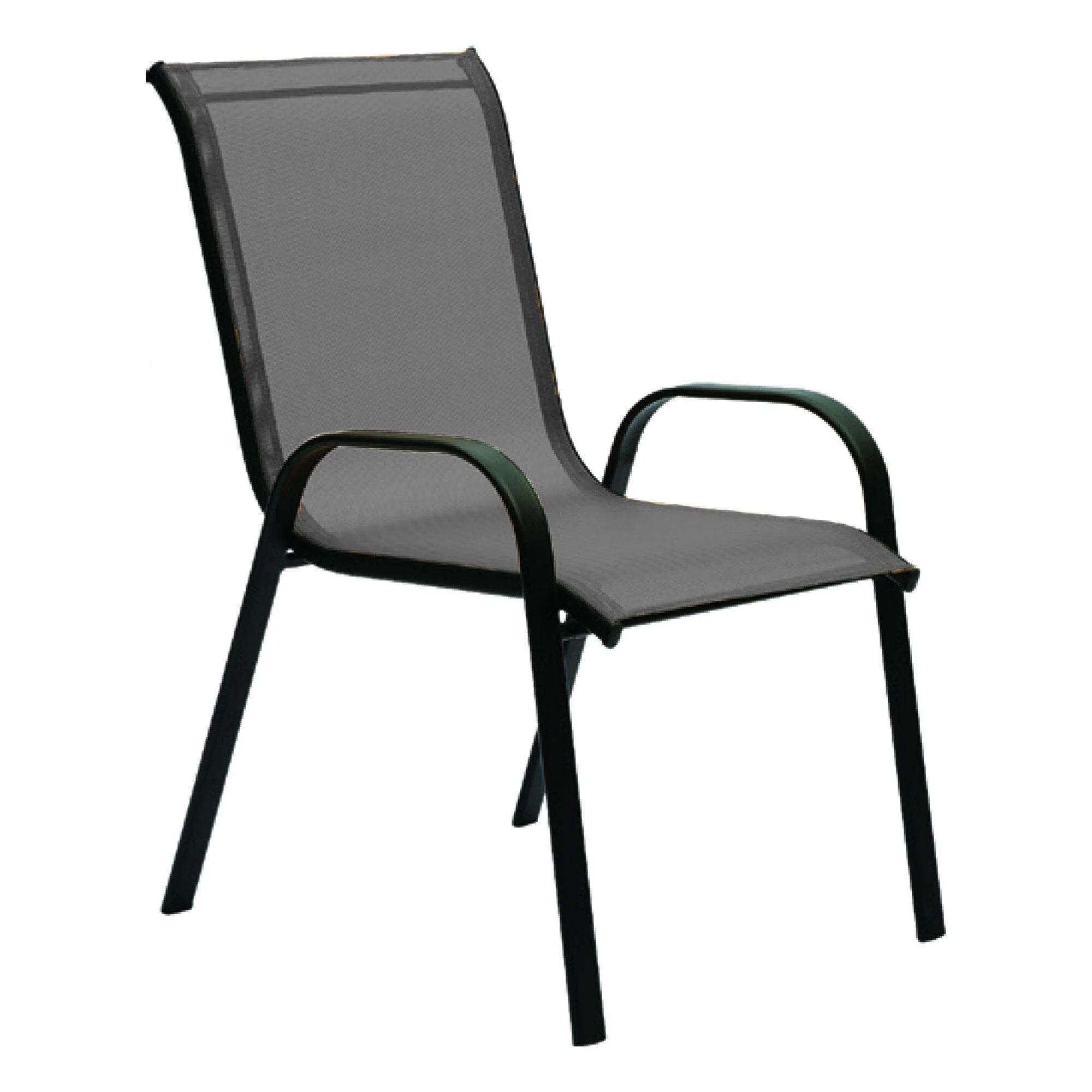 Outdoor Stackable Textilene Chair - Grey