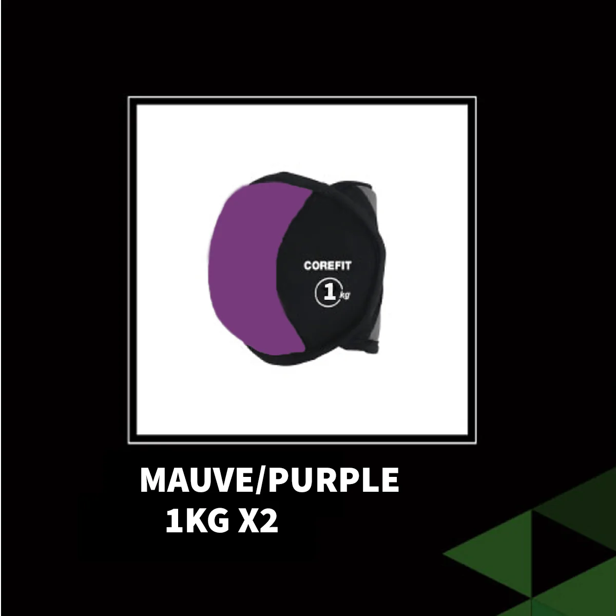 Pair Of 1kg Sand Bags Purple - Image 2