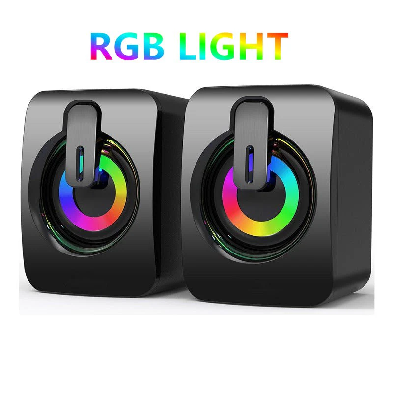 Pair Of Gaming Speakers Fancy Light - Image 5
