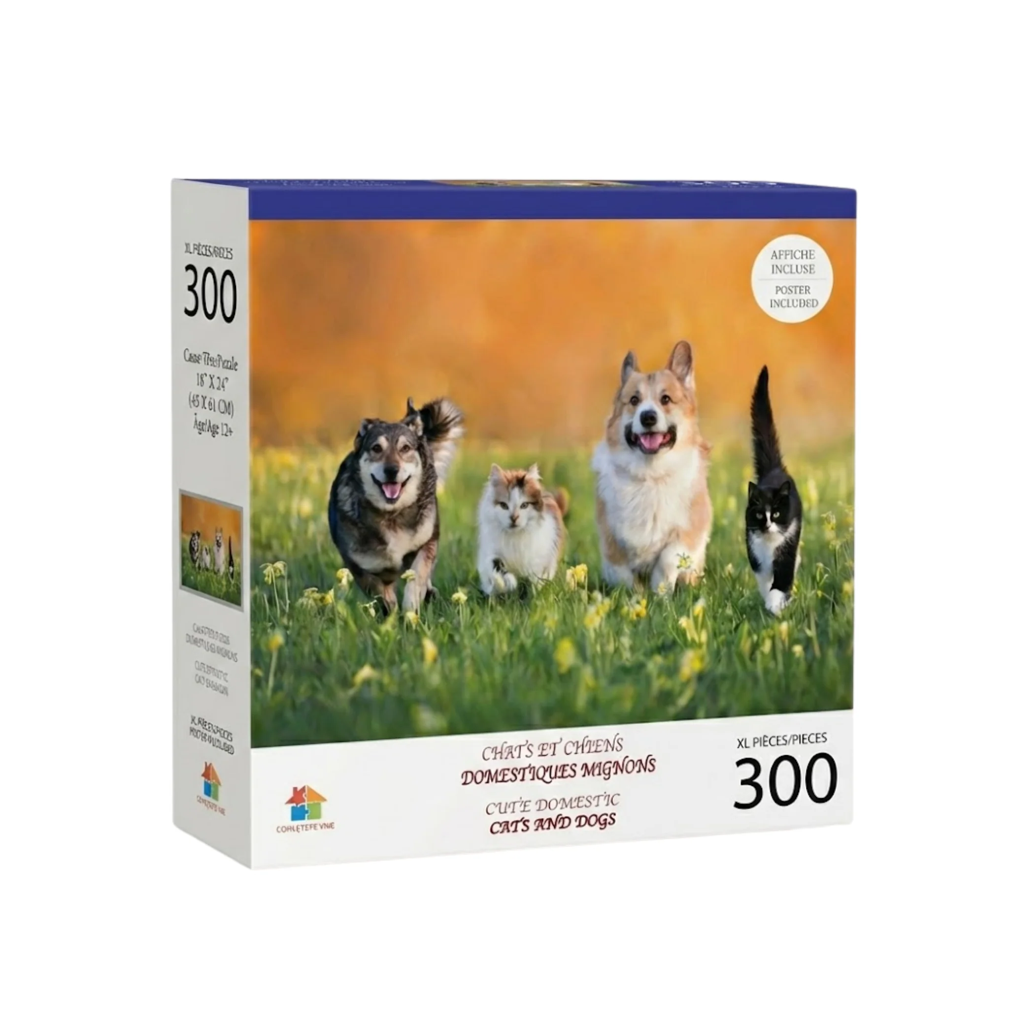 Premium Landscape & Animal Puzzle – 300, 500 or 1000 Pieces (Poster Included) - Image 4
